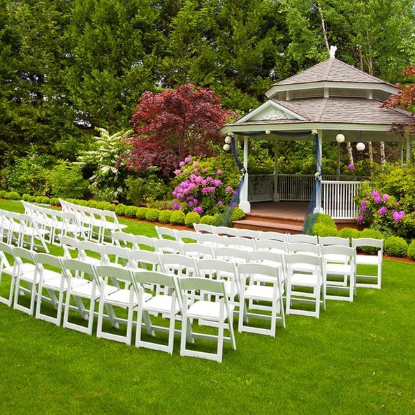 you can customize a wedding & event trailer to match the theme of your event with different decor and signage options