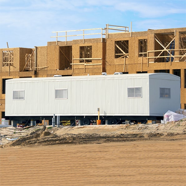 there are specific regulations and permits that may be required for the installation of construction trailers on a construction site